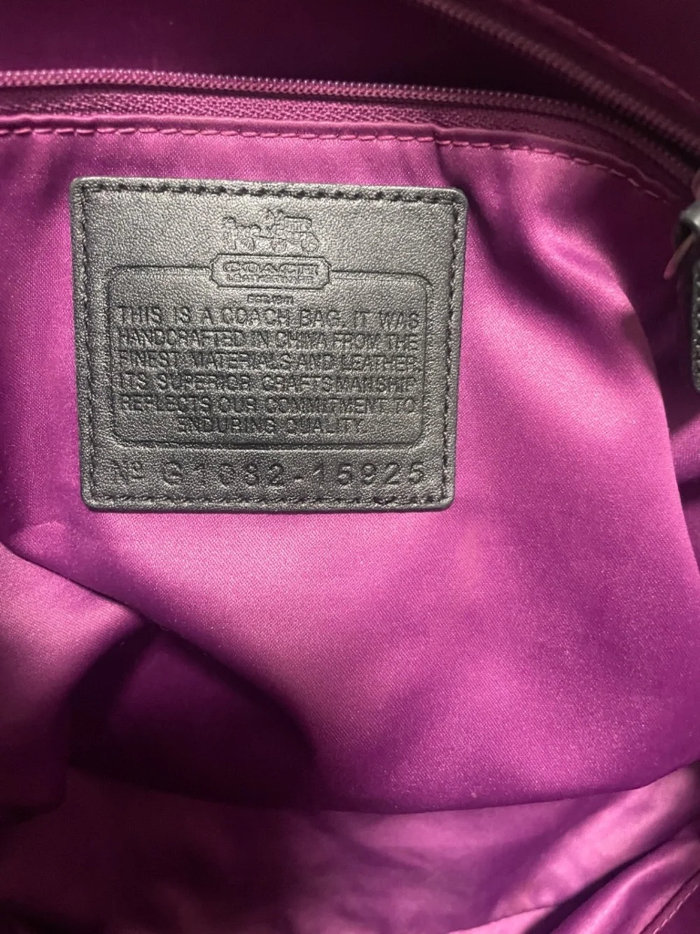 Y2K Coach Zebra Print Satchel in Black and Silver - Picture 12 of 13